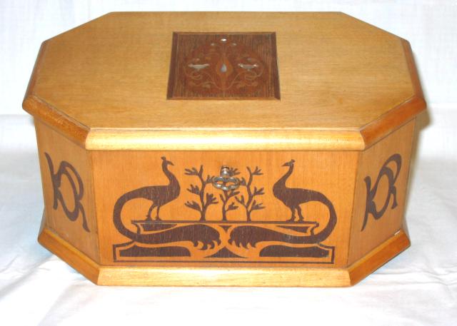 Jugendstil Marquetry Box.