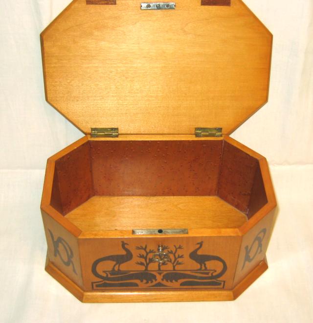 Jugendstil Marquetry Box.