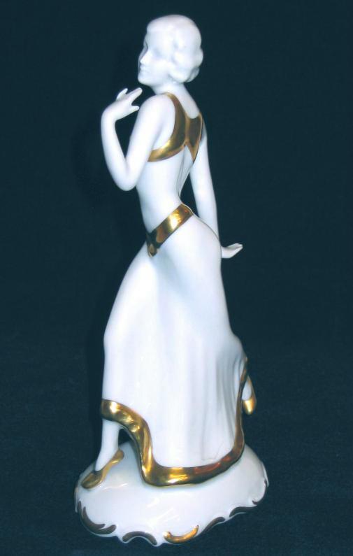 Art Deco Porcelain Dancer.