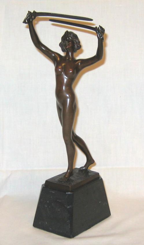 Art Nouveau Peter Breuer Bronze