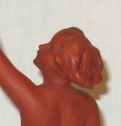 Goebel terracotta nude figurine.