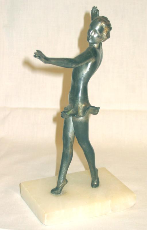 Art Deco Spelter Dancer by Lorenzl