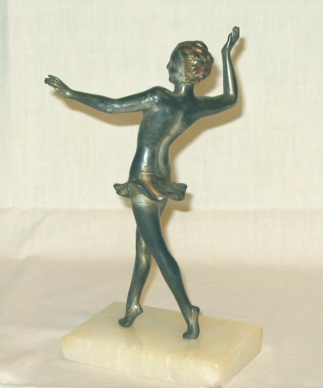 Art Deco Spelter Dancer by Lorenzl