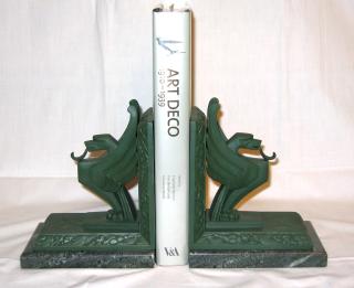French Art Deco Bookends by Limousin
