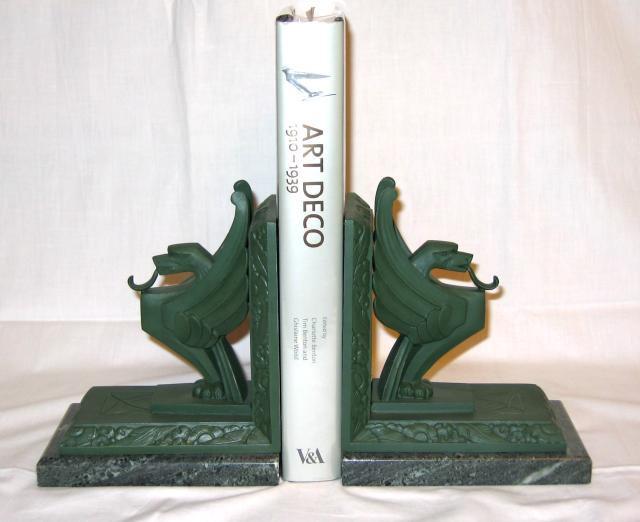 French Art Deco Bookends by Limousin