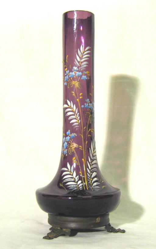 Loetz vase in an ormoulu mounting.
