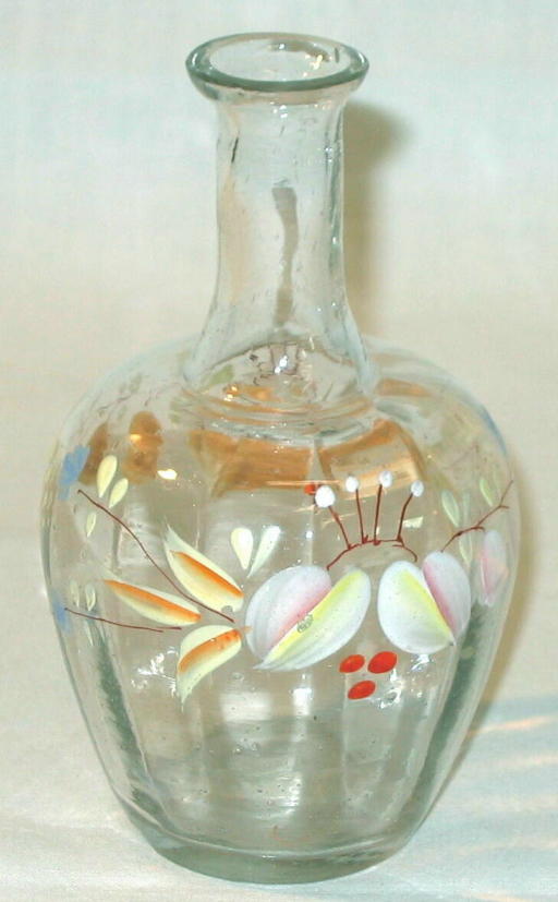 Enameled Jugendstil Vase.