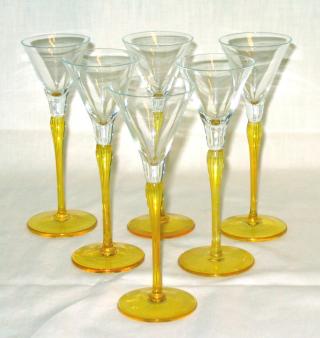 Jugendstil Lemonccello Cups Set.
