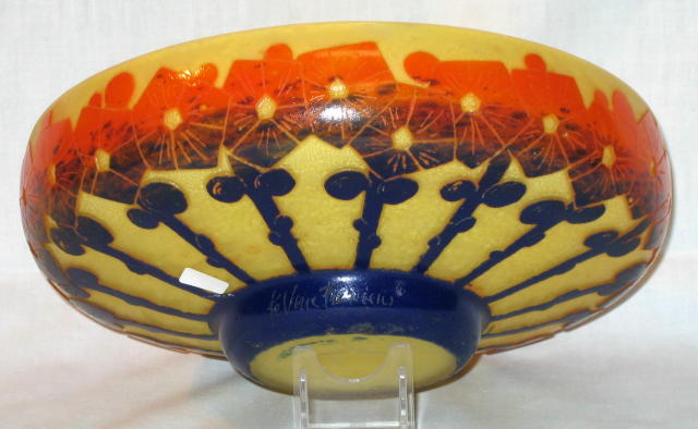 Charles Schneider Art Deco Bowl.