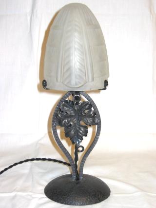 Lámpara Art Deco francesa "Champiñón". 