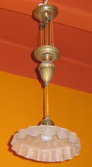 Art nouveau lamp.
