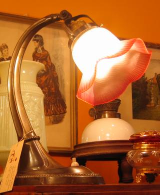 Jugendstil table lamp.