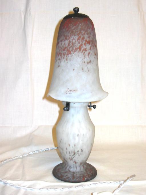 Lorrain-Daum Mushroom lamp.