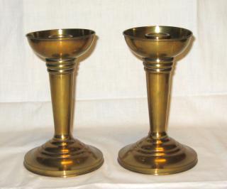 Ignatius Taschner Brass candleholders.