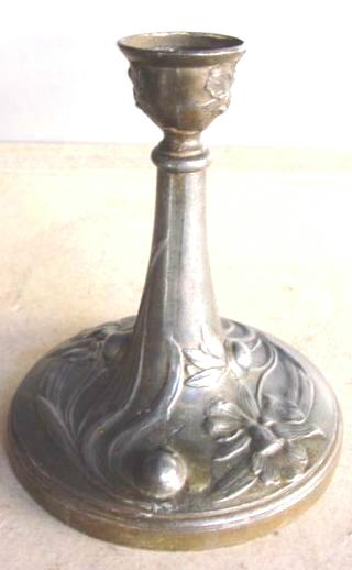 Art Nouveau candlestick.