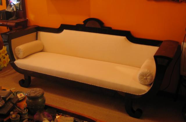 Art Deco couch.