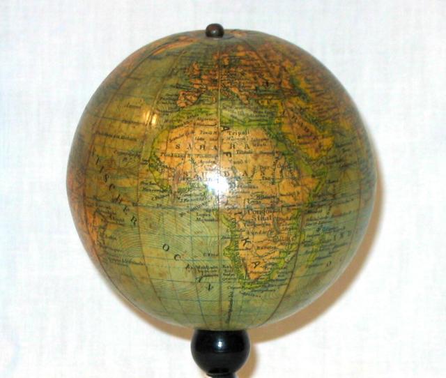 Ludwig J. Heymann terrestrial Globe Around 1890.