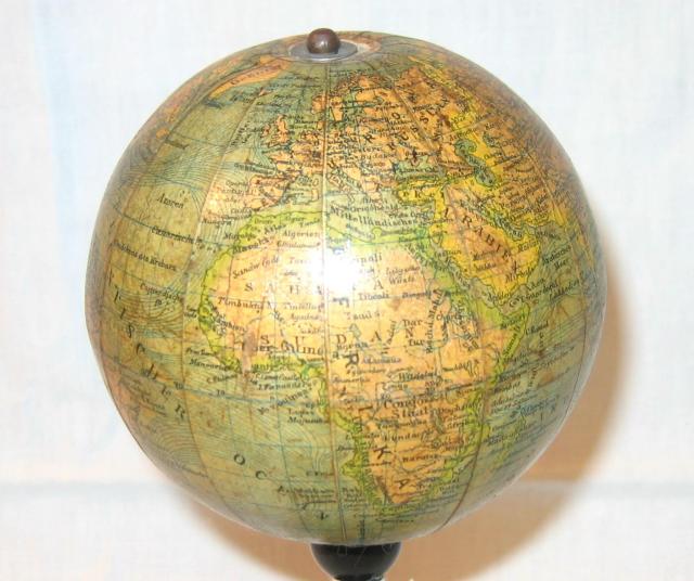 Ludwig J. Heymann terrestrial Globe Around 1890.