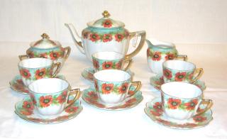 Jugendstil Porcelain Tea Set.