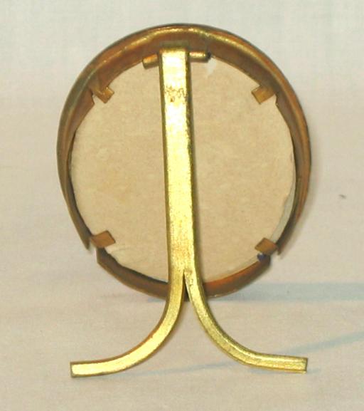 Small Gilted Bronze Oval Pictures Frame.